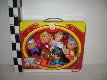 Plastic puppets - Box of 6 puppets