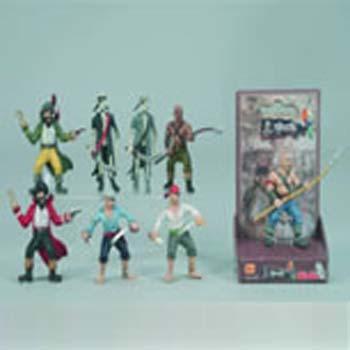Set of pirate figurines