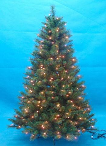 Artificial Christmas Tree - 6FT 6IN (198CM) Prelit 300 MAINS Multi Function Musical Tree