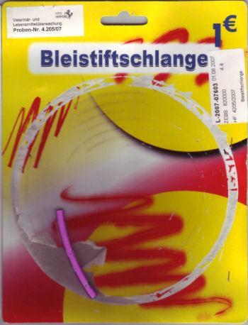 Snake pencil - "Bleistiftschlange"
