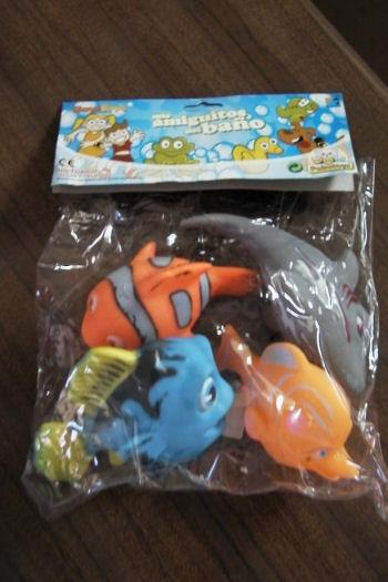 Coloured rubber animals - : "Mis amiguitos del baño" ("My bathtime friends")