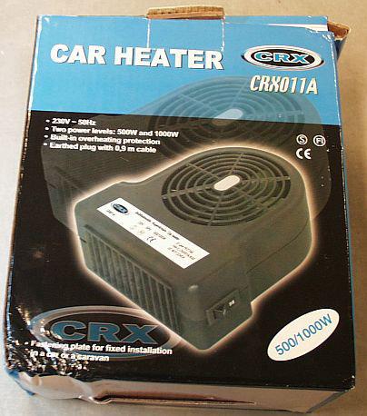 Car cabin heater