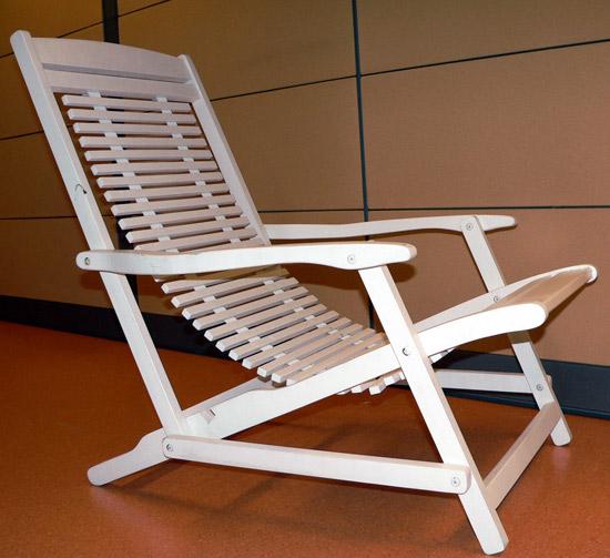 Relax chair - Wooden 2-position relax chair