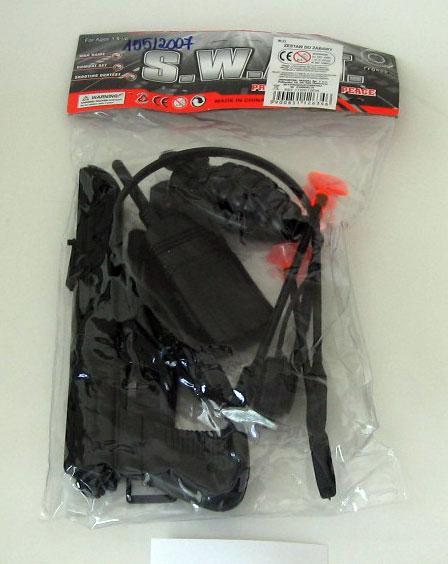 Set with a toy gun