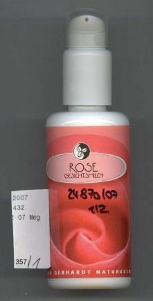 Rose facial milk