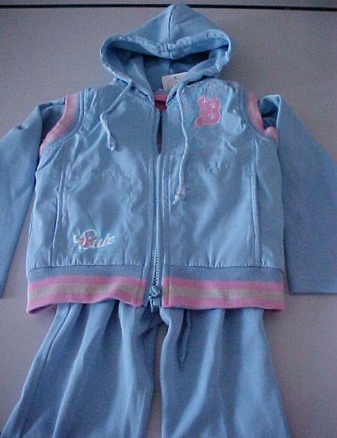 3-piece jog suit for young girls