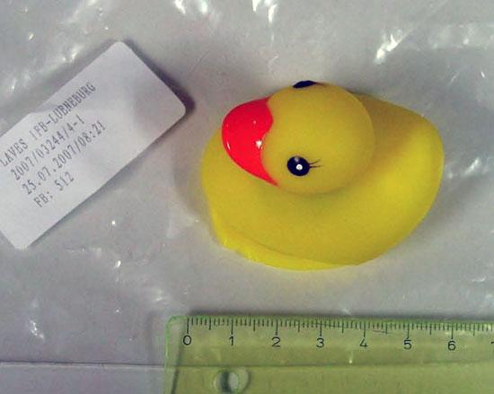 Plastic duck - "Flashing Duck"