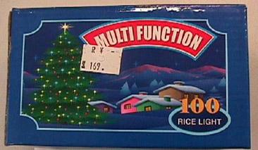 Christmas lighting chain