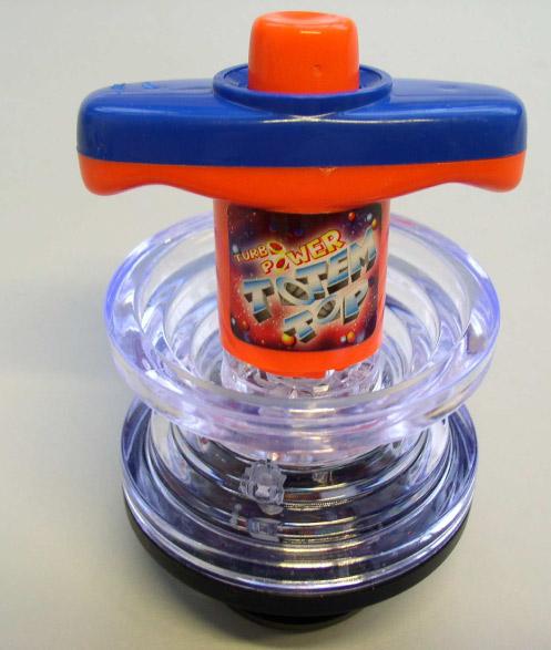 Plastic spinning top