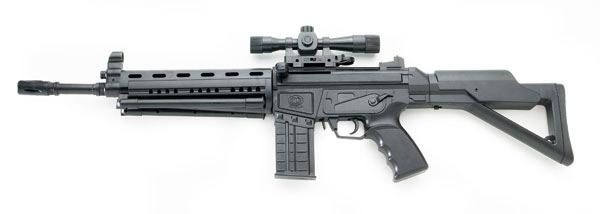 Imitation firearms with laser