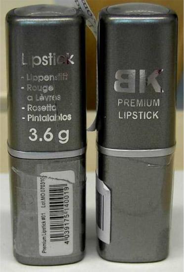 Lipstick: BK Premium Lipstick/Lippenstift 01 – rosa lachsfarben [salmon pink lipstick]