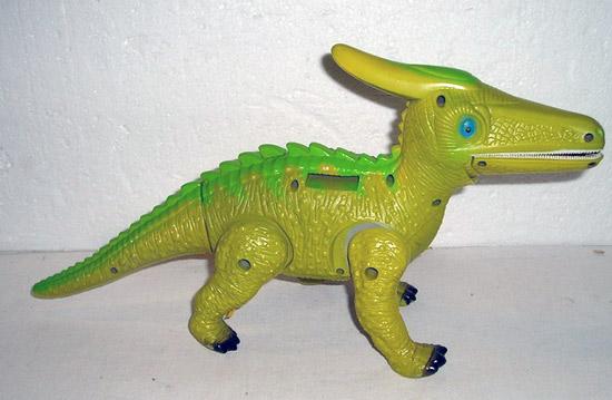 Battery-operated toy dinosaur