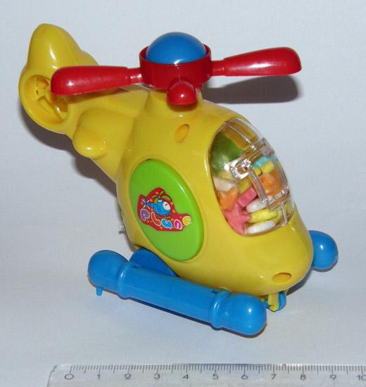 Plastic toy helicopter