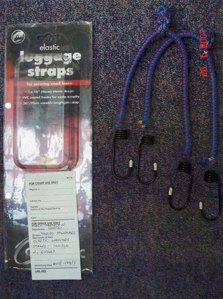 Elastic luggage straps