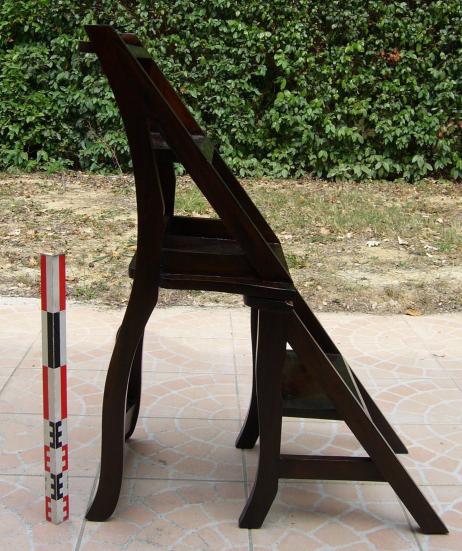 Convertible library chair/stepladder