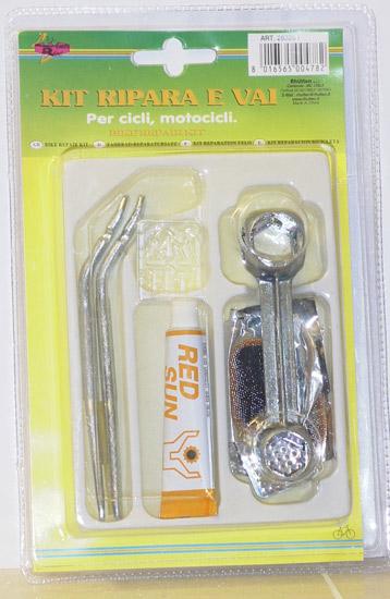 Rubber solution in bicycle repair kit