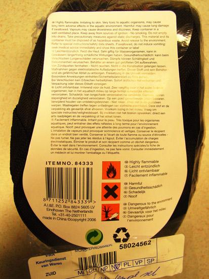 Rubber solution in bicycle repair kit.