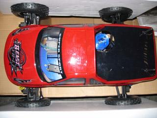 Radio-controlled toy car