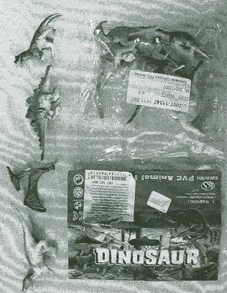 Plastic toy dinosaur
