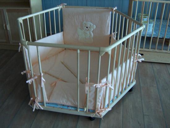 Wooden playpen