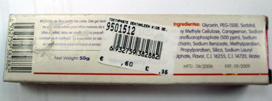 Toothpaste - Kid´s Gel