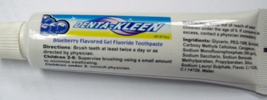 Toothpaste - Junior Fluoride toothpaste with free toothbrush