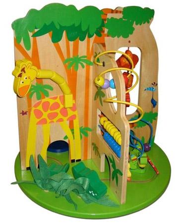 Wooden toy - 3-D bead frame