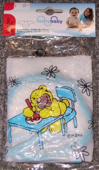 Plastic bib with sleeves