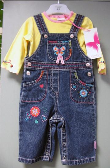 Dungaree & T-shirt set - Butterfly by Matthew Williamson