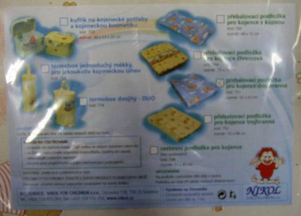 Baby's changing mat
