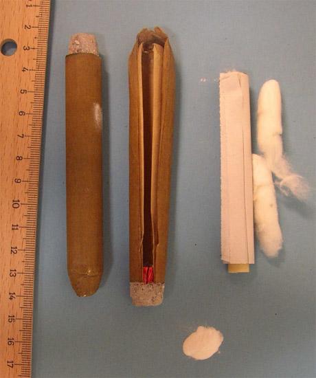 Puff-puff cigar in display box