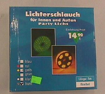 Lighting chains "Lichterschlauch für Innen und Aussen, Party Licht"