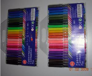 Set of pens - 24 Fasermaler and 24 Fasermaler Flomaster Fix