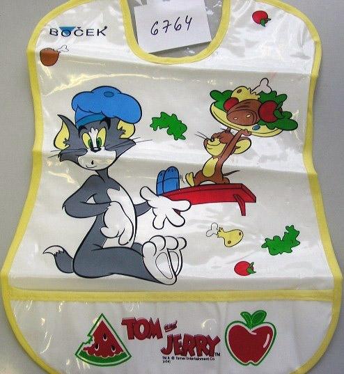 Child's Tom & Jerry bib