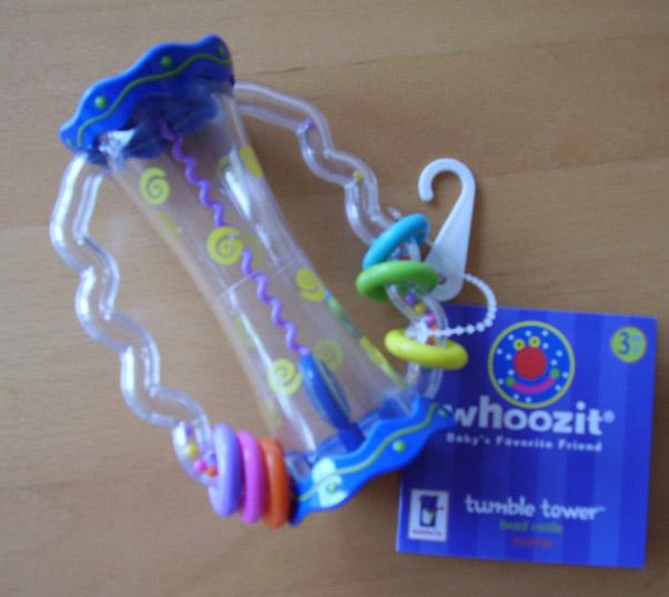 Plastic rattle - Tumble tower by Manhattan Toy
