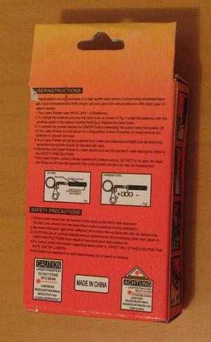 Laser pointers with 5 interchangeable points
