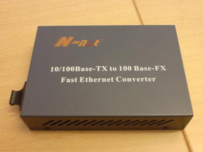 Fibre optic device "Fast Ethernet converter"