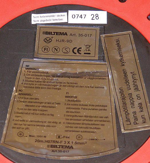 Cable reel