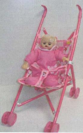 Pushchair with doll