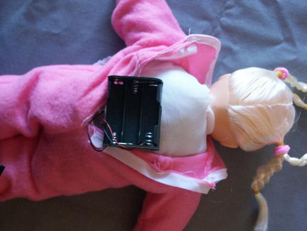 Pushchair with doll