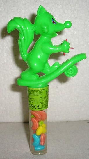 Toy and sweets - fox on skateboard