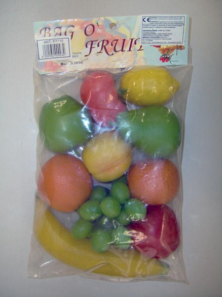 Plastic fruit