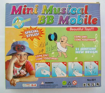 Rattle with music - Mini Musical BB Mobile