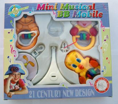 Rattle with music - Mini Musical BB Mobile