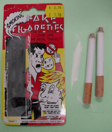 Joke items - Fake Cigarettes