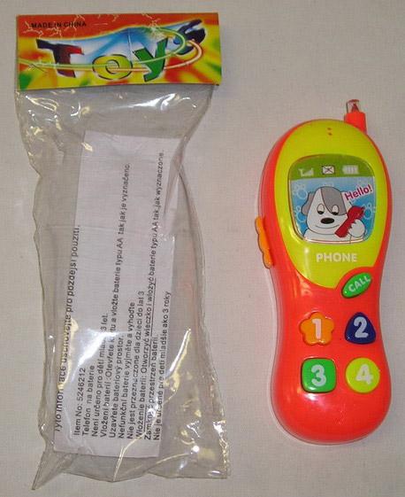 Child's toy mobile phone