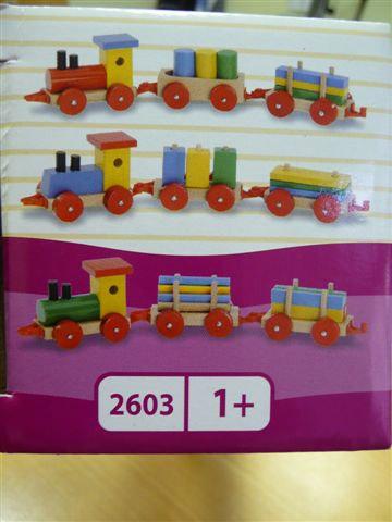 Wooden toys - Locomotive with wagons