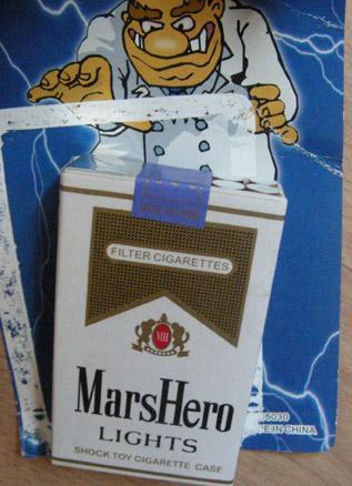 Joke items - Pack of cigarettes "MarsHero"