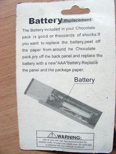 Joke item - "Haoke" chocolate bar