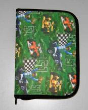 School pencil case with fibre-tip pens
